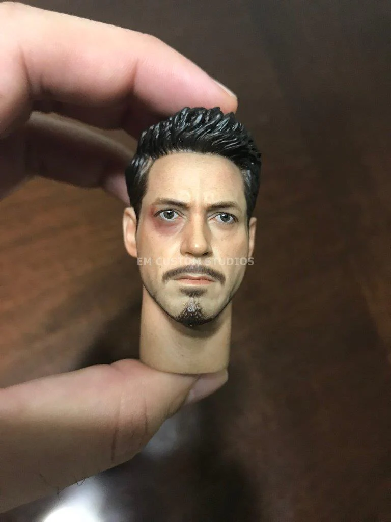 Cabeza custom Tony 5.0 con daño de batalla escala 1/6 - Image 6