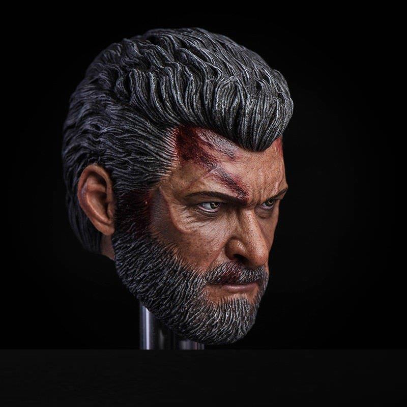 Cabeza Wolfman con daño de batalla Onetoys escala 1/6 - Image 4