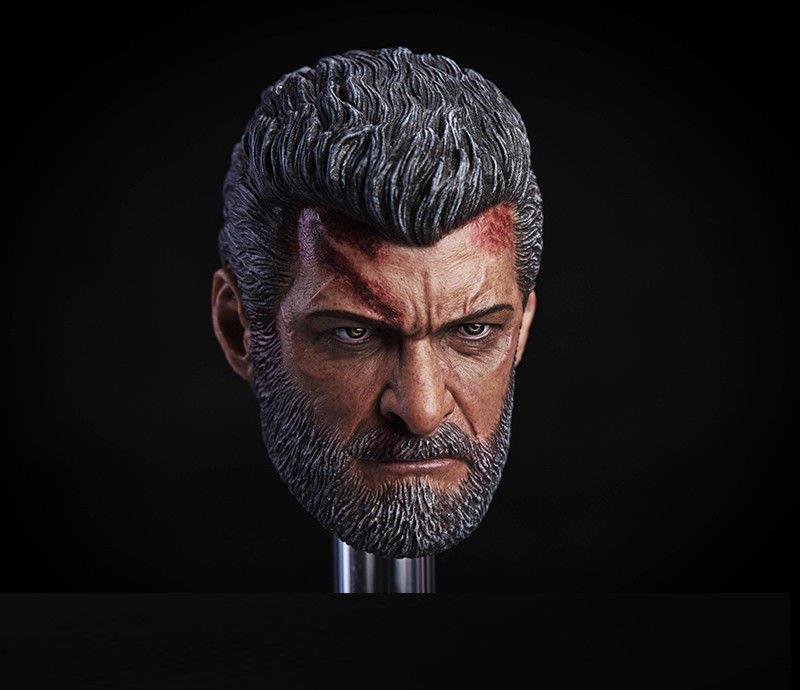Cabeza Wolfman con daño de batalla Onetoys escala 1/6 - Image 5