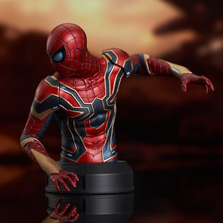 Pedido Busto Iron Spider (Edición limitada) (Resina) - Marvel Studios: The Infinity Saga marca Diamond Select Toys escala 1/6 - Image 6