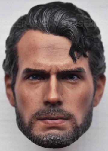 Pedido Cabeza Henry con barba marca custom escala 1/6 - Image 3