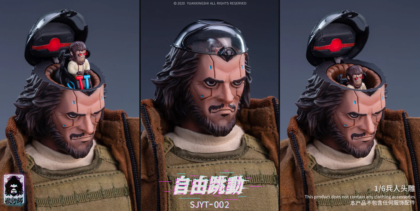 Pedido Cabeza Libertador marca Yuanxingshi SJYT-002 escala 1/6 - Image 6