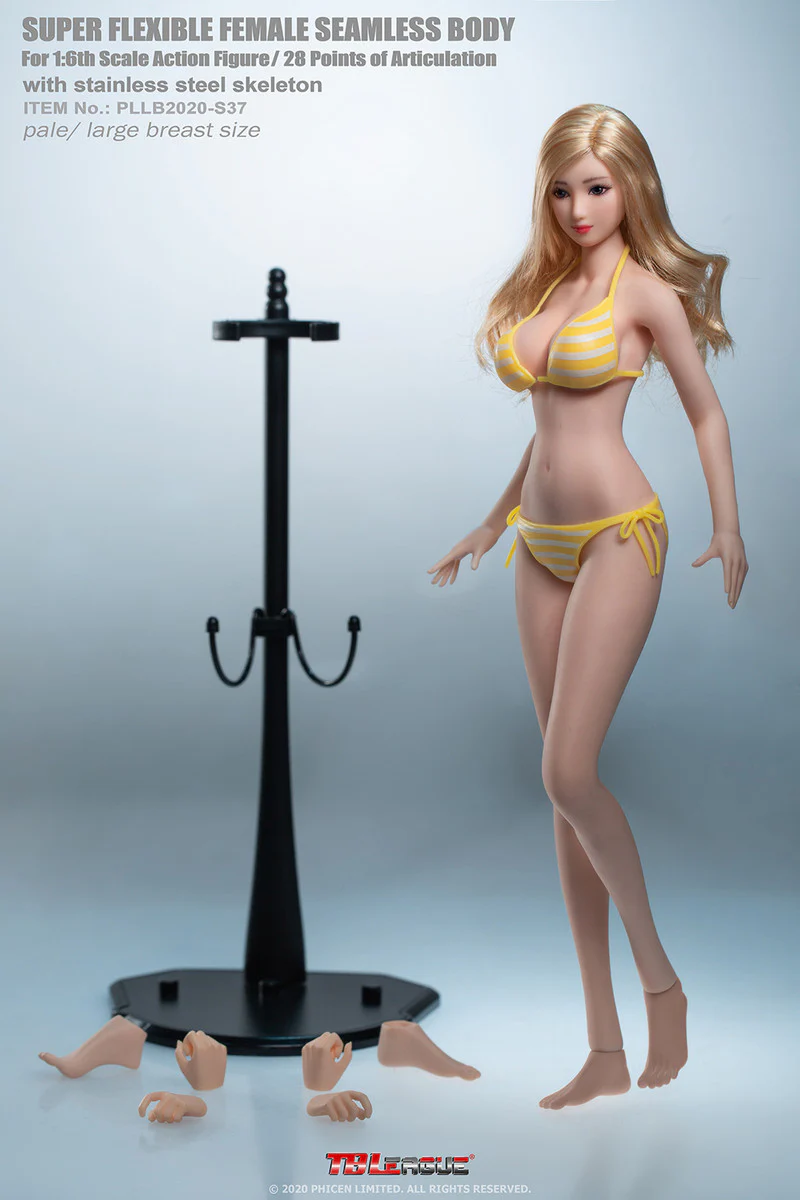 [PEDIDO] Cuerpo Femenino S37 y S37A Anime Girls Pale marca TBLeague escala 1/6 - Image 7