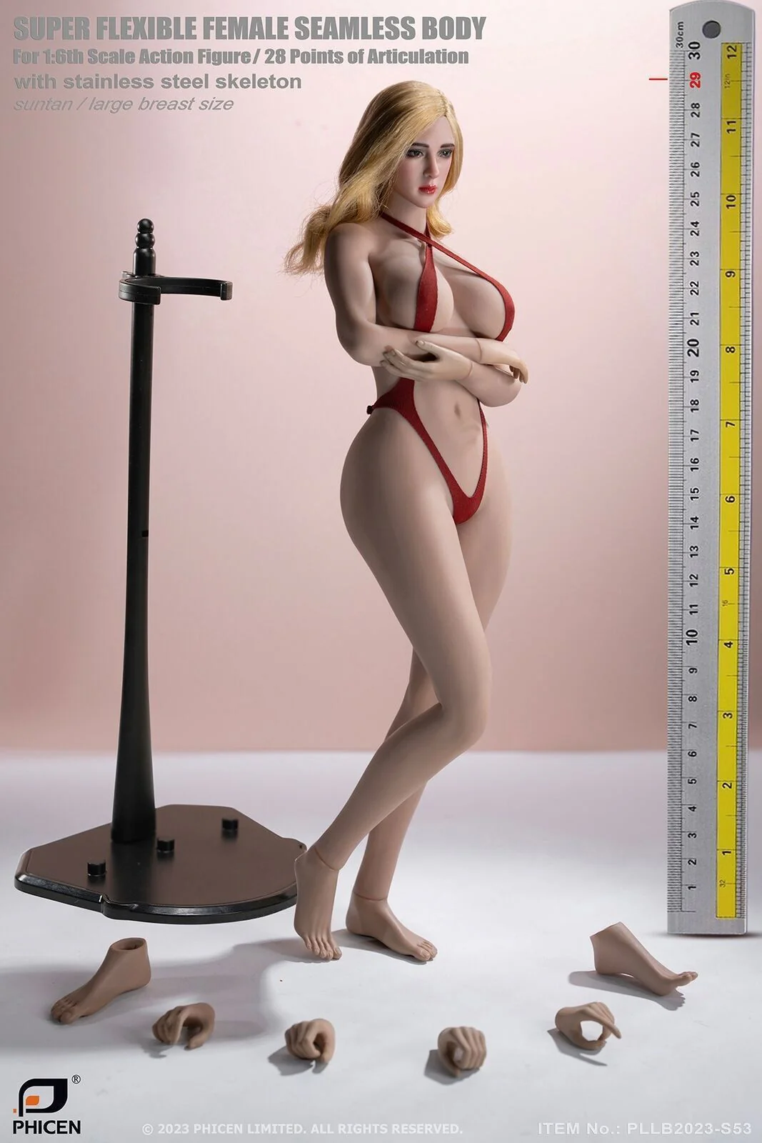 [PEDIDO] Cuerpo Femenino S52 y S53 (incluye cabeza) (2 versiones) marca TBLeague escala 1/6 - Image 10