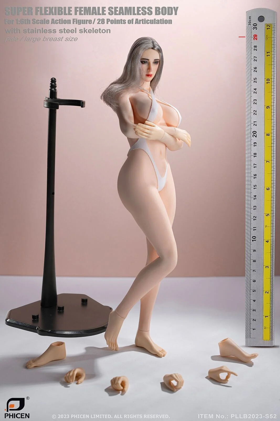 [PEDIDO] Cuerpo Femenino S52 y S53 (incluye cabeza) (2 versiones) marca TBLeague escala 1/6 - Image 9