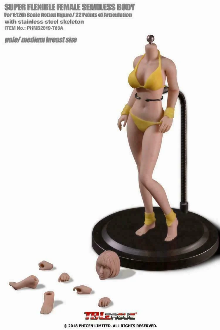 [PEDIDO] Cuerpo Femenino T03A Pale marca TBLeague escala pequeña 1/12 - Image 12