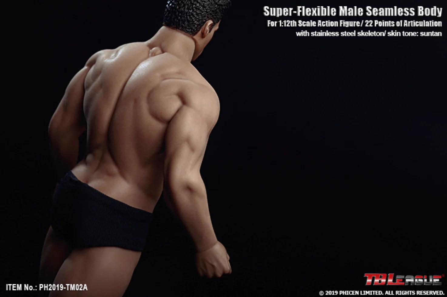 [PEDIDO] Cuerpo Masculino TM01-2A (2 versiones) (silicona) marca TBLeague escala pequeña 1/12 - Image 11
