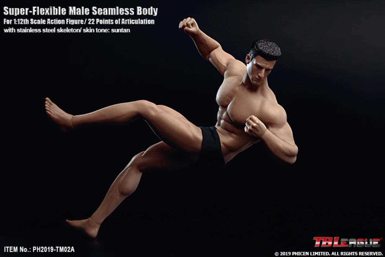 [PEDIDO] Cuerpo Masculino TM01-2A (2 versiones) (silicona) marca TBLeague escala pequeña 1/12 - Image 18