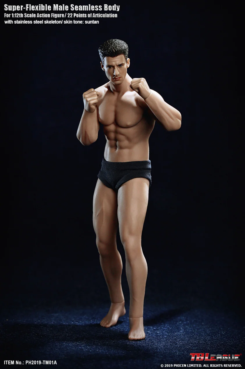 [PEDIDO] Cuerpo Masculino TM01-2A (2 versiones) (silicona) marca TBLeague escala pequeña 1/12 - Image 6