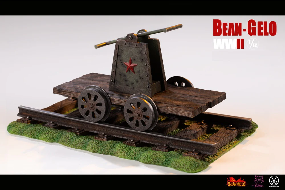 Pedido Diorama Rail Car Scene - Props Series- Bean Gelo WWII marca Poptoys SPS001 escala pequeña 1/12 - Image 3