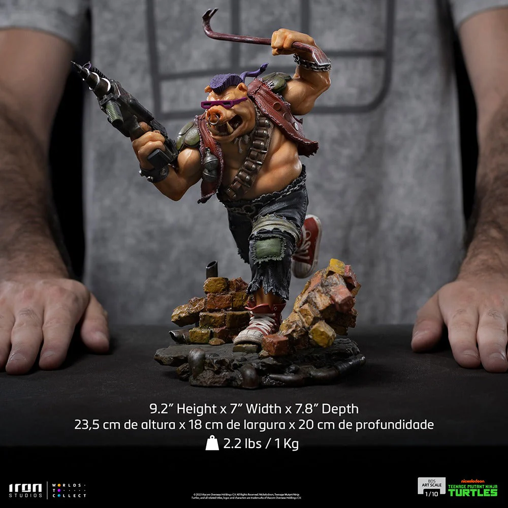 Pedido Estatua Bebop - Teenage Mutant Ninja Turtles - BDS Limited Edition marca Iron Studios escala de arte 1/10 - Image 15