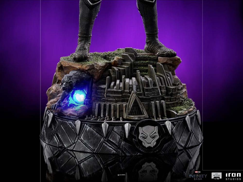 Pedido Estatua Black Panther - Avengers: Infinity Saga - Deluxe - marca Iron Studios escala de arte 1/10 - Image 8