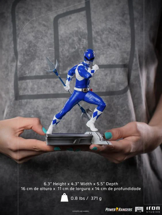 Pedido Estatua Blue Ranger - Mighty Morphin Power Rangers - Battle Diorama Series (BDS) - marca Iron Studios escala de arte 1/10 - Image 11