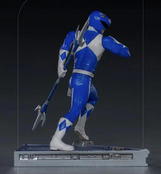 Pedido Estatua Blue Ranger - Mighty Morphin Power Rangers - Battle Diorama Series (BDS) - marca Iron Studios escala de arte 1/10 - Image 5