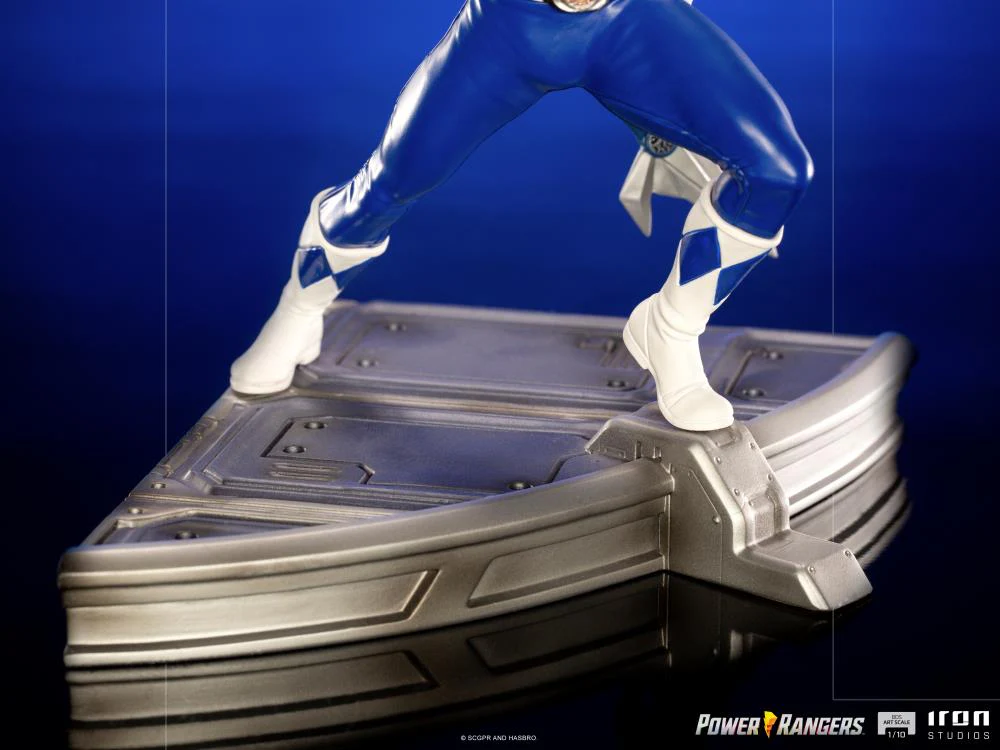 Pedido Estatua Blue Ranger - Mighty Morphin Power Rangers - Battle Diorama Series (BDS) - marca Iron Studios escala de arte 1/10 - Image 8