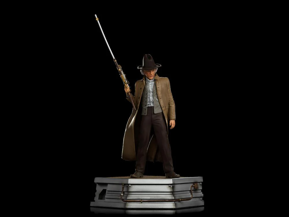 Pedido Estatua Doc Brown - Back to the Future Part III - Limited Edition marca Iron Studios escala de arte 1/10 - Image 4
