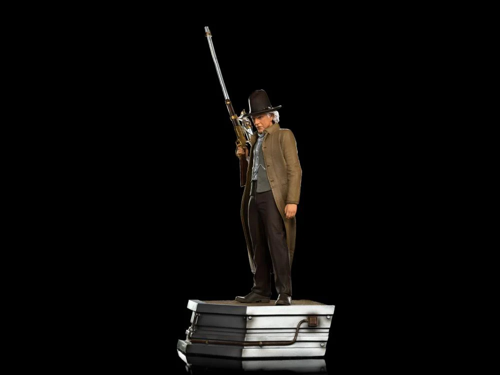 Pedido Estatua Doc Brown - Back to the Future Part III - Limited Edition marca Iron Studios escala de arte 1/10 - Image 5