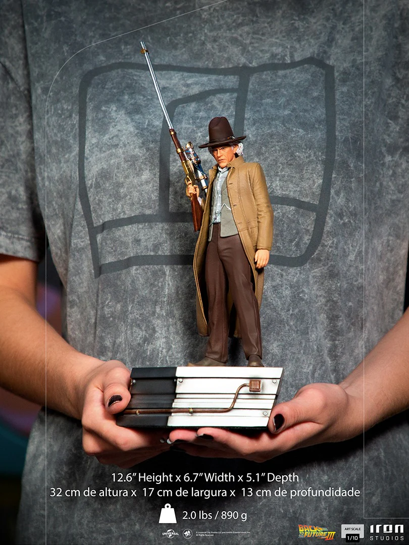 Pedido Estatua Doc Brown - Back to the Future Part III - Limited Edition marca Iron Studios escala de arte 1/10 - Image 8