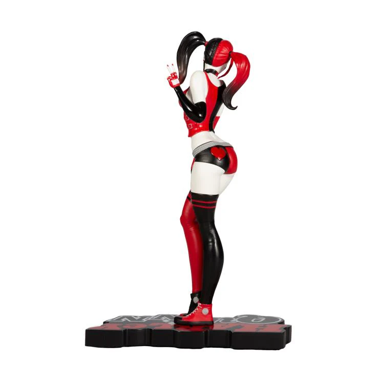 Pedido Estatua Harley Quinn (J. Scott Campbell) (Edición Limitada) (Resina) - Red, White & Black - DC Comics marca McFarlane Toys x DC Direct escala 1/10 - Image 4