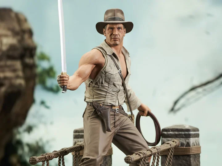 Pedido Estatua Indiana Jones (Bridge Escape) Deluxe Diorama Gallery - Indiana Jones and the Temple of Doom marca Diamond Select Toys escala 1/7 - Image 2