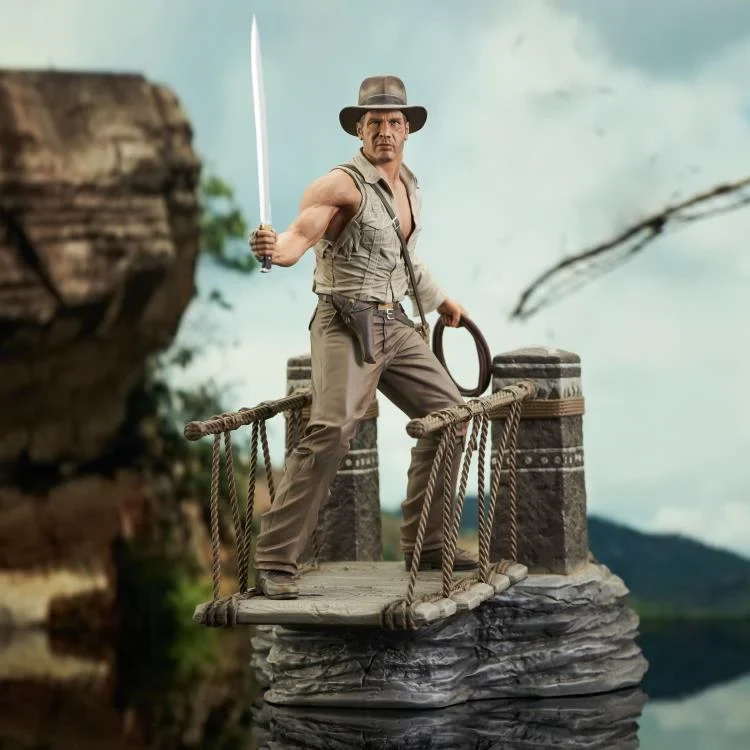 Pedido Estatua Indiana Jones (Bridge Escape) Deluxe Diorama Gallery - Indiana Jones and the Temple of Doom marca Diamond Select Toys escala 1/7 - Image 5