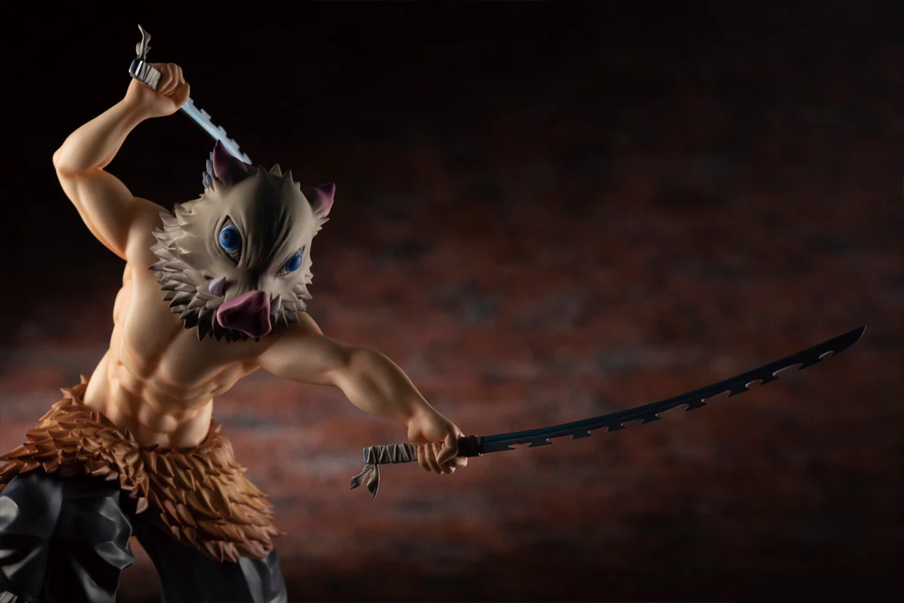 Pedido Estatua Inosuke Hashibira - Demon Slayer: Kimetsu No Yaiba - ArtFX J marca Kotobukiya escala 1/8 - Image 3