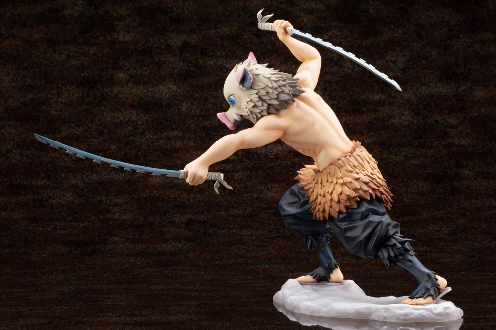 Pedido Estatua Inosuke Hashibira - Demon Slayer: Kimetsu No Yaiba - ArtFX J marca Kotobukiya escala 1/8 - Image 4