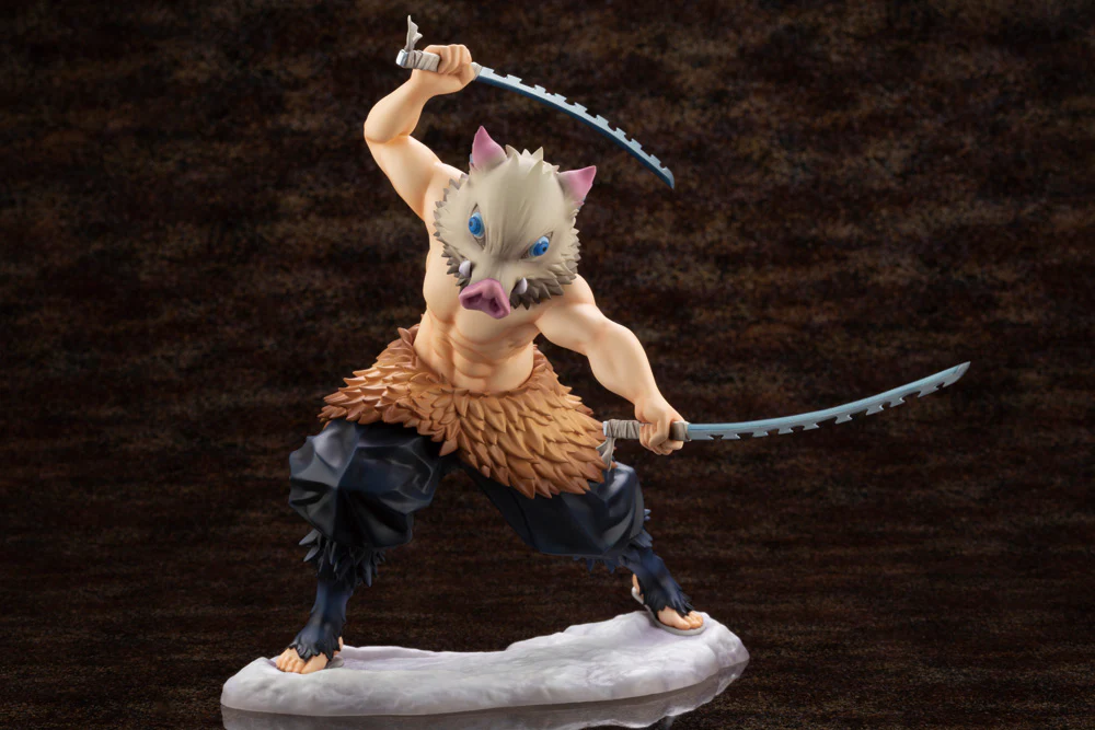 Pedido Estatua Inosuke Hashibira - Demon Slayer: Kimetsu No Yaiba - ArtFX J marca Kotobukiya escala 1/8 - Image 6
