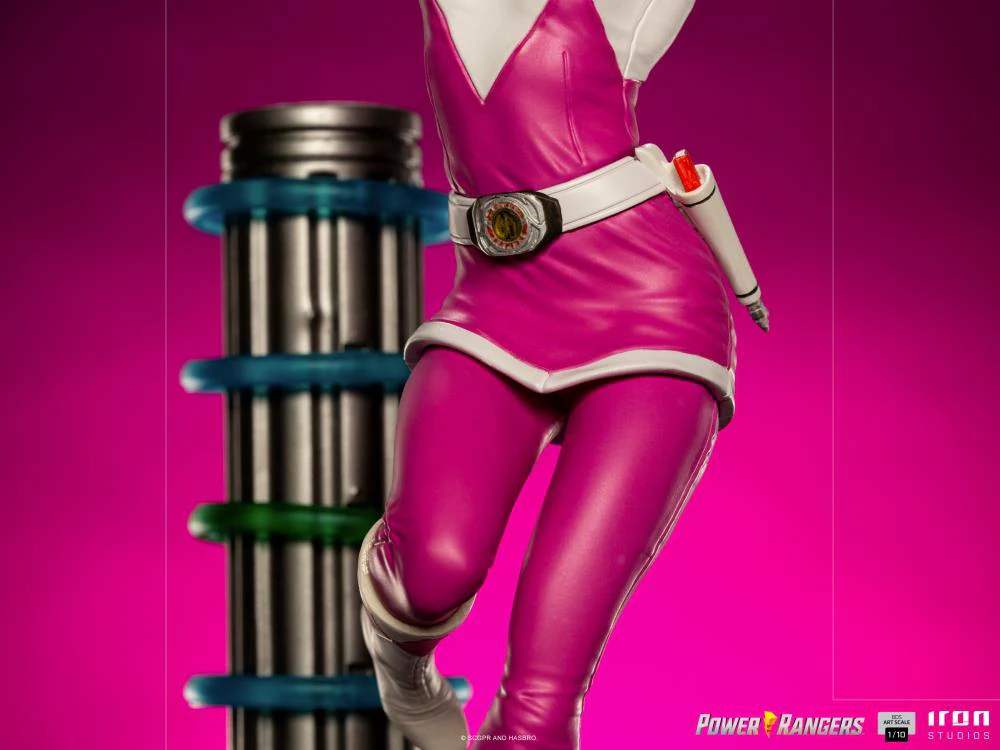 Pedido Estatua Pink Ranger - Mighty Morphin Power Rangers - Battle Diorama Series (BDS) - marca Iron Studios escala de arte 1/10 - Image 10