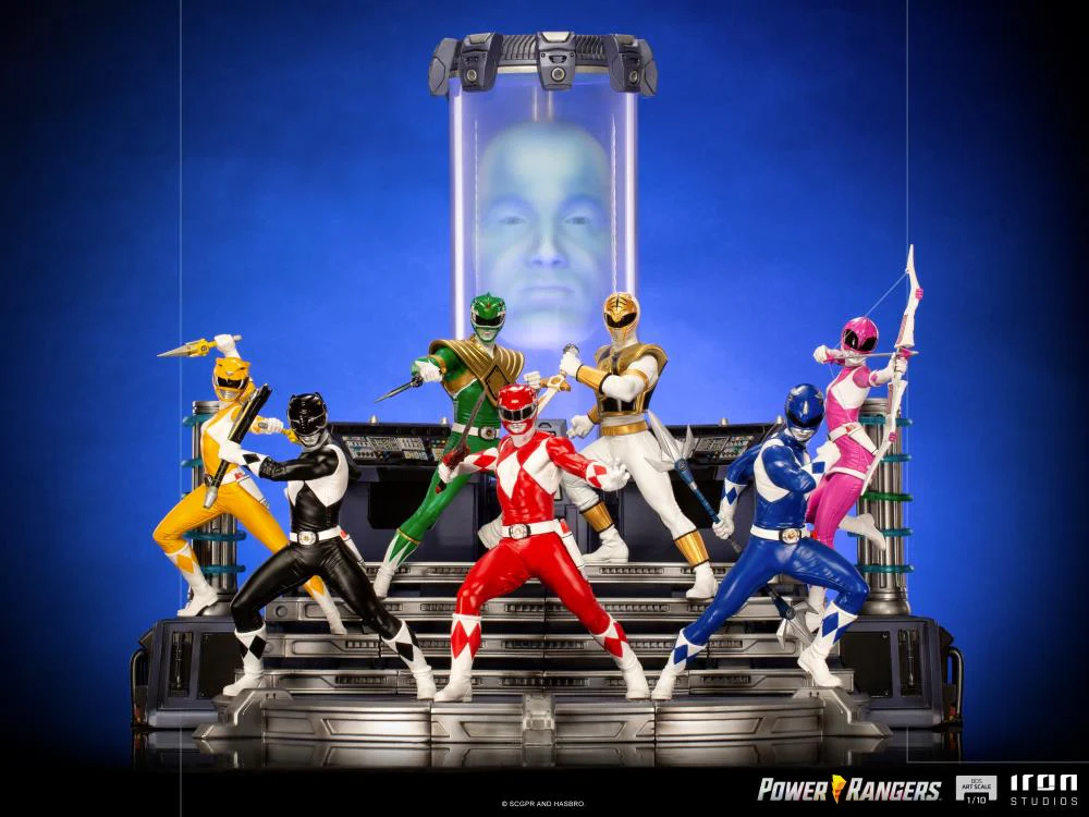 Pedido Estatua Pink Ranger - Mighty Morphin Power Rangers - Battle Diorama Series (BDS) - marca Iron Studios escala de arte 1/10 - Image 13