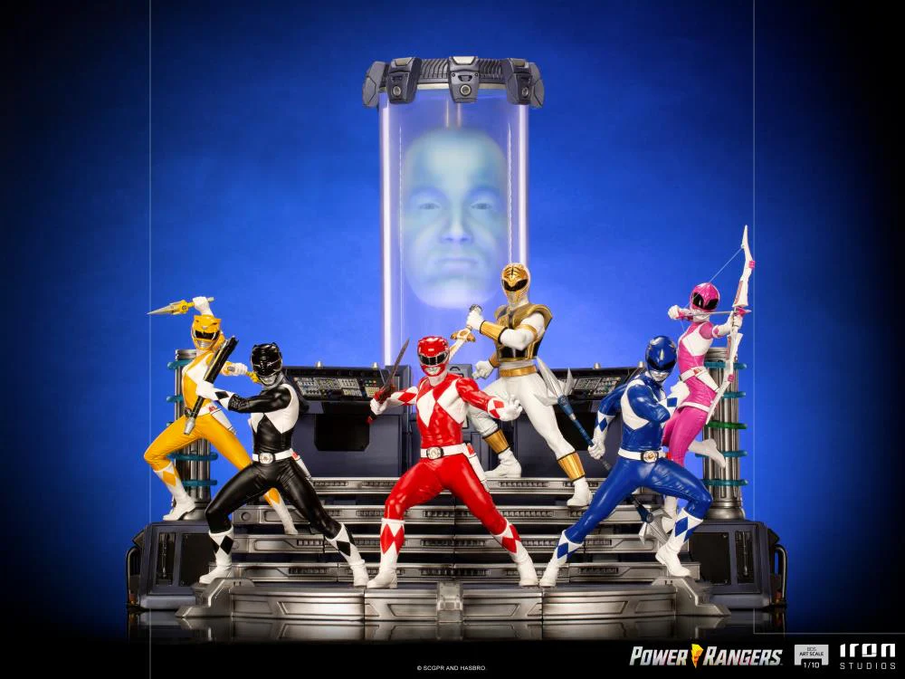 Pedido Estatua Pink Ranger - Mighty Morphin Power Rangers - Battle Diorama Series (BDS) - marca Iron Studios escala de arte 1/10 - Image 14