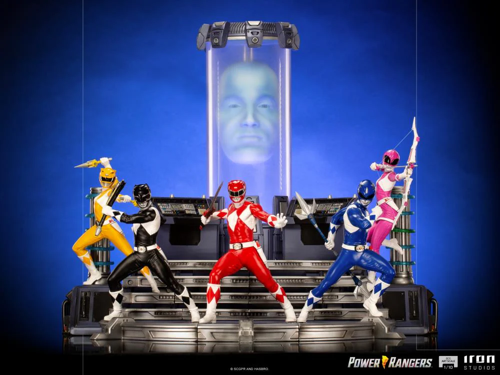 Pedido Estatua Pink Ranger - Mighty Morphin Power Rangers - Battle Diorama Series (BDS) - marca Iron Studios escala de arte 1/10 - Image 15