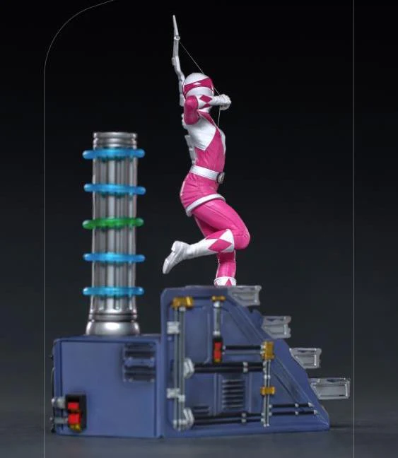 Pedido Estatua Pink Ranger - Mighty Morphin Power Rangers - Battle Diorama Series (BDS) - marca Iron Studios escala de arte 1/10 - Image 5