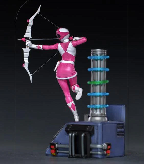 Pedido Estatua Pink Ranger - Mighty Morphin Power Rangers - Battle Diorama Series (BDS) - marca Iron Studios escala de arte 1/10 - Image 6