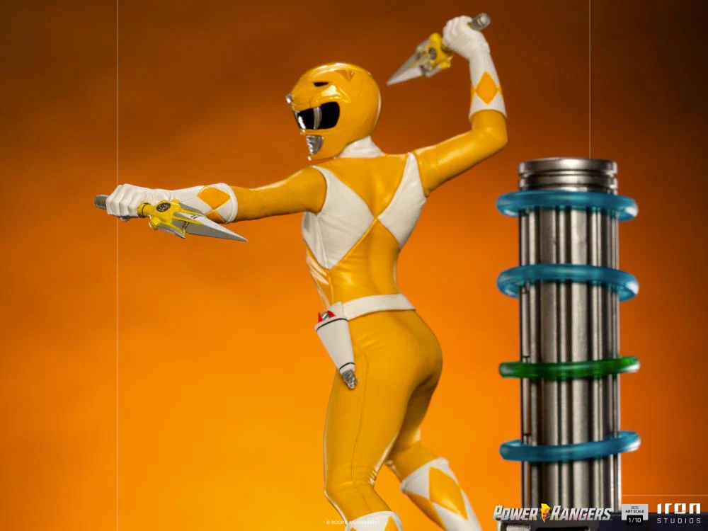 Pedido Estatua Yellow Ranger - Mighty Morphin Power Rangers - Battle Diorama Series (BDS) - marca Iron Studios escala de arte 1/10 - Image 10