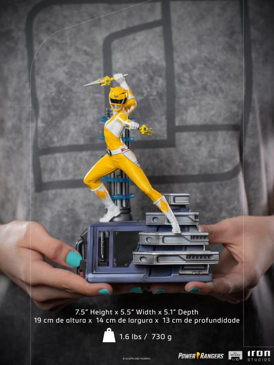 Pedido Estatua Yellow Ranger - Mighty Morphin Power Rangers - Battle Diorama Series (BDS) - marca Iron Studios escala de arte 1/10 - Image 11