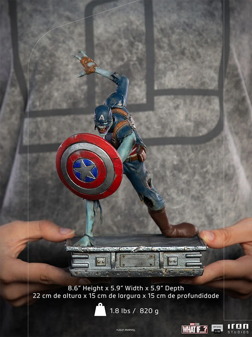 Pedido Estatua Zombie Captain America - Marvel What If...? - marca Iron Studios escala de arte 1/10 - Image 13