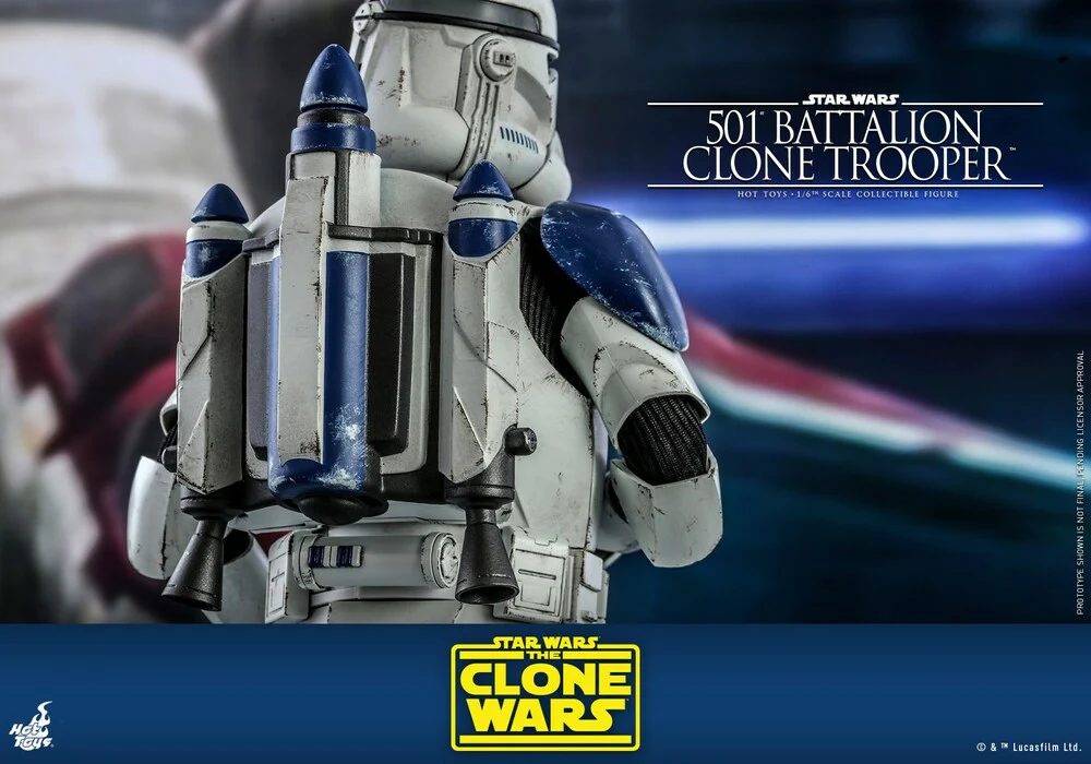 Pedido Figura 501st Battalion Clone Trooper - Star Wars: The Clone Wars marca Hot Toys TMS022 escala 1/6 - Image 4