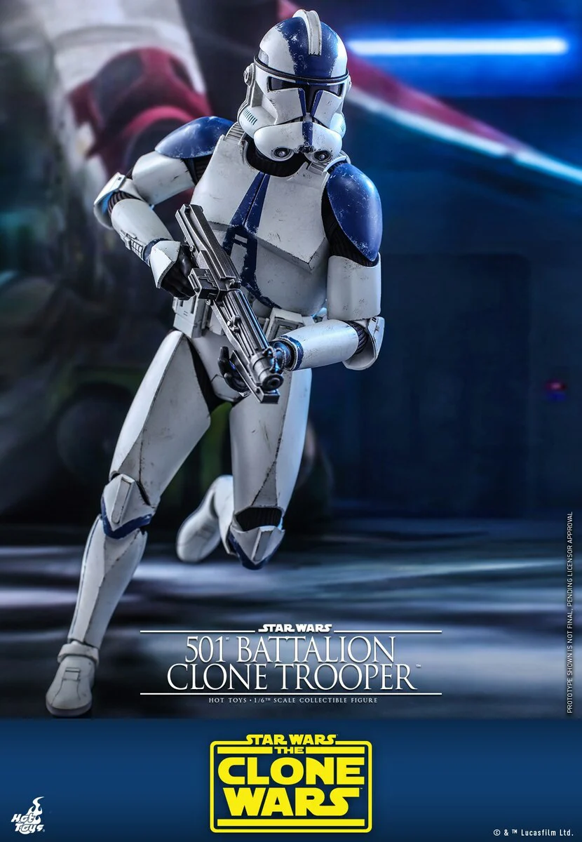 Pedido Figura 501st Battalion Clone Trooper - Star Wars: The Clone Wars marca Hot Toys TMS022 escala 1/6 - Image 5