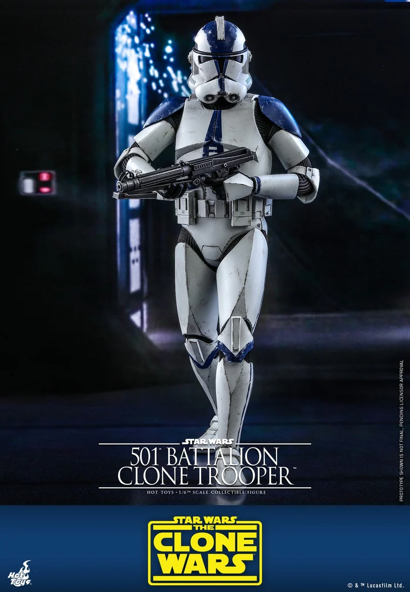 Pedido Figura 501st Battalion Clone Trooper - Star Wars: The Clone Wars marca Hot Toys TMS022 escala 1/6 - Image 6