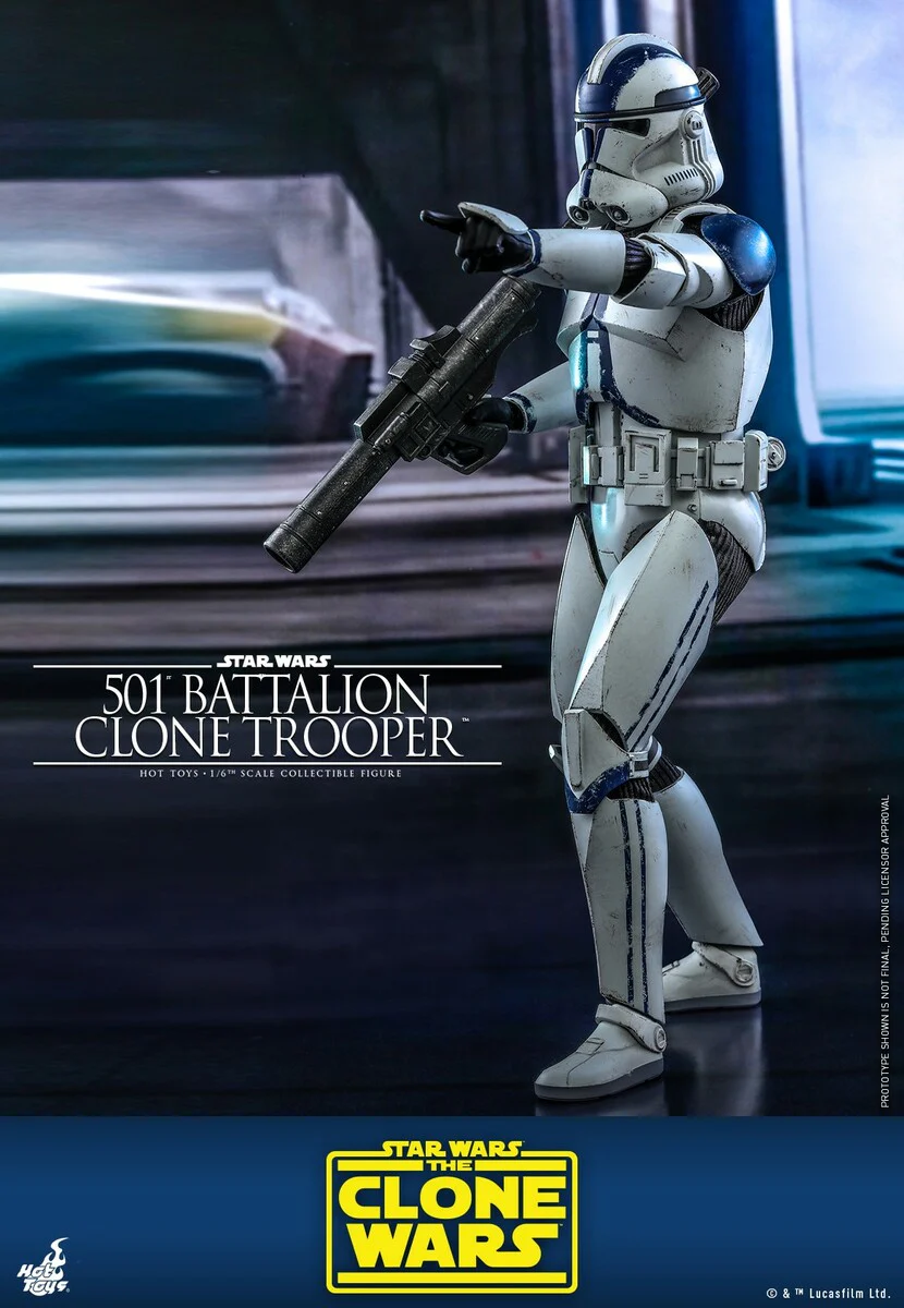 Pedido Figura 501st Battalion Clone Trooper - Star Wars: The Clone Wars marca Hot Toys TMS022 escala 1/6 - Image 7
