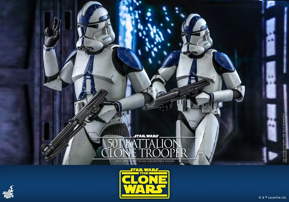 Pedido Figura 501st Battalion Clone Trooper - Star Wars: The Clone Wars marca Hot Toys TMS022 escala 1/6 - Image 8