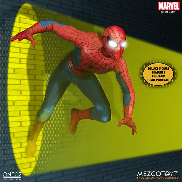 Pedido Figura Amazing Spider-Man Deluxe Edition - One:12 Collective marca Mezco Toyz 76295 escala pequeña 1/12 - Image 15