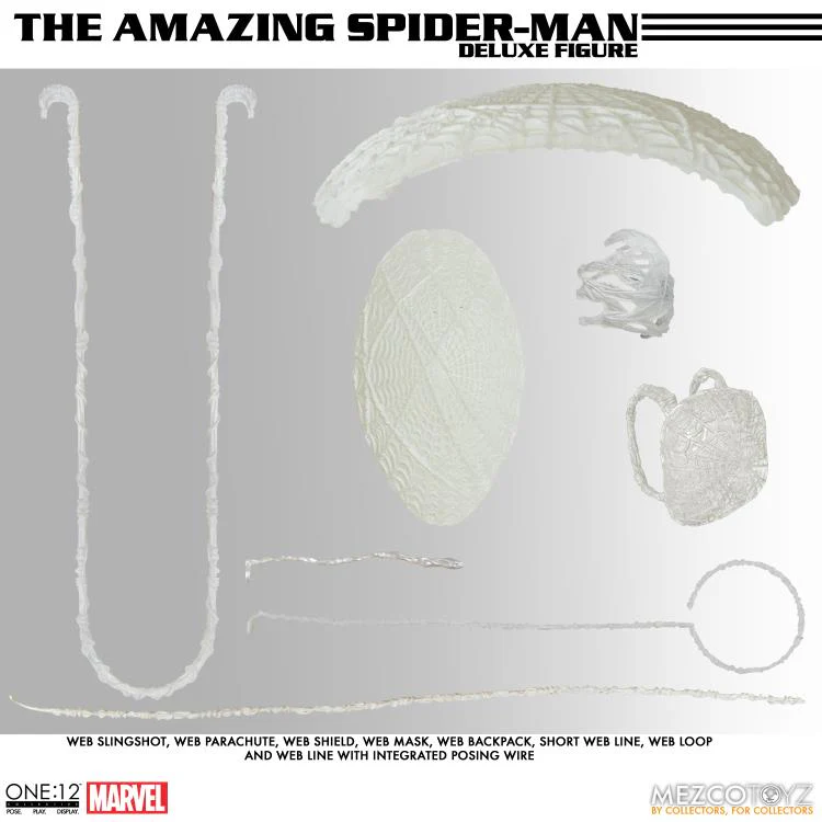 Pedido Figura Amazing Spider-Man Deluxe Edition - One:12 Collective marca Mezco Toyz 76295 escala pequeña 1/12 - Image 17