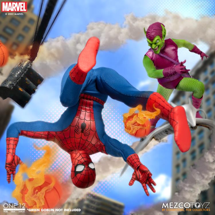Pedido Figura Amazing Spider-Man Deluxe Edition - One:12 Collective marca Mezco Toyz 76295 escala pequeña 1/12 - Image 5