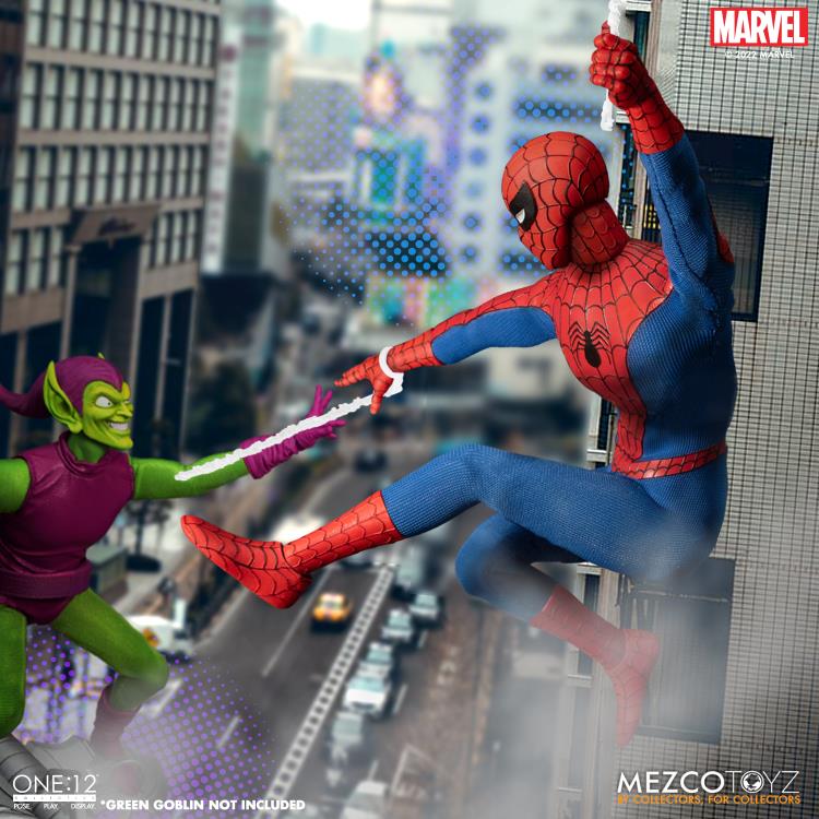 Pedido Figura Amazing Spider-Man Deluxe Edition - One:12 Collective marca Mezco Toyz 76295 escala pequeña 1/12 - Image 6