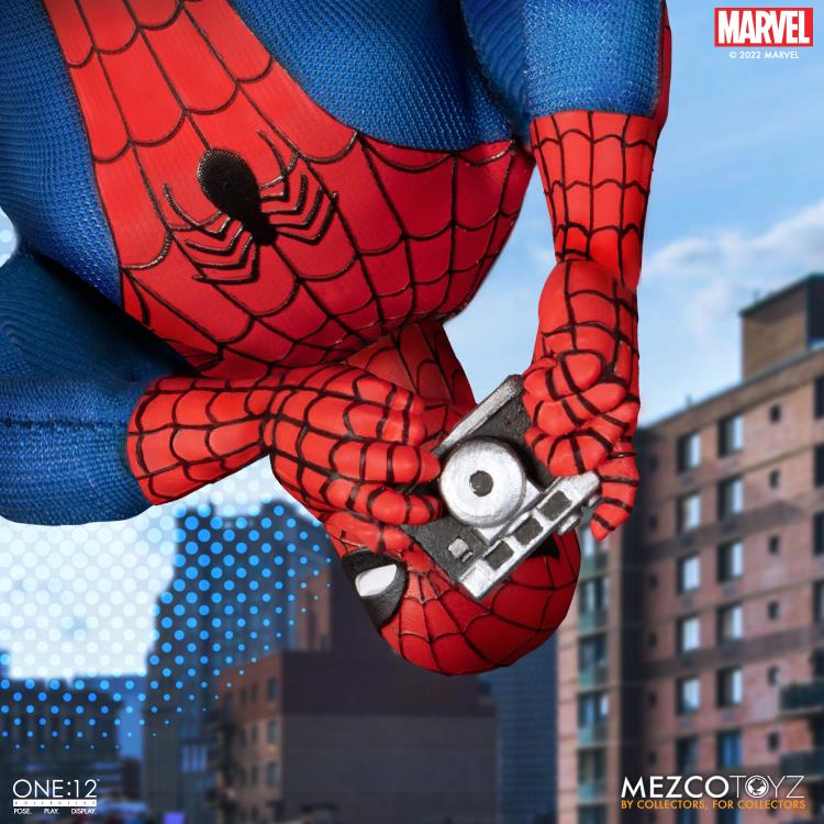 Pedido Figura Amazing Spider-Man Deluxe Edition - One:12 Collective marca Mezco Toyz 76295 escala pequeña 1/12 - Image 8