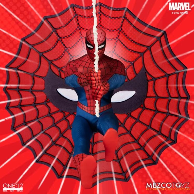Pedido Figura Amazing Spider-Man Deluxe Edition - One:12 Collective marca Mezco Toyz 76295 escala pequeña 1/12 - Image 9
