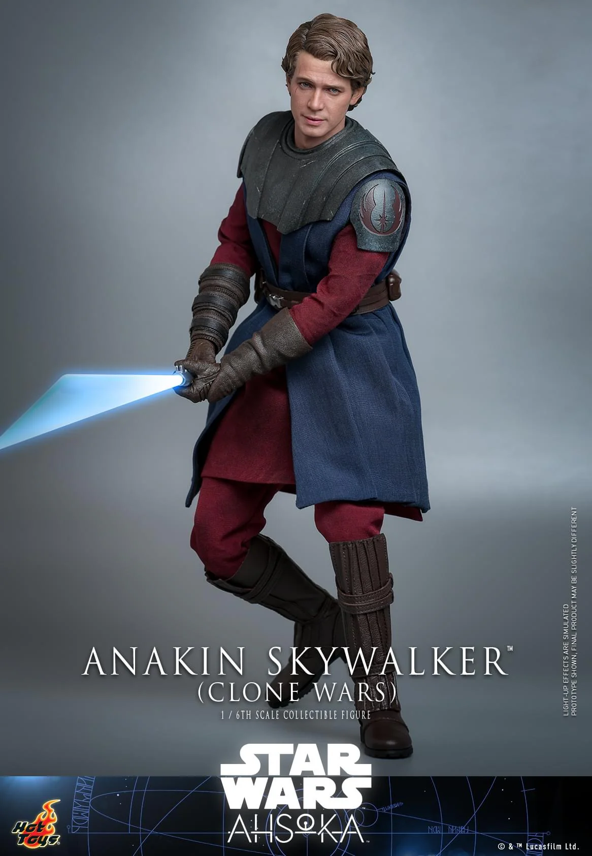 Pedido Figura Anakin Skywalker (Clone Wars) - Star Wars: Ahsoka marca Hot Toys TMS129 escala 1/6 - Image 6