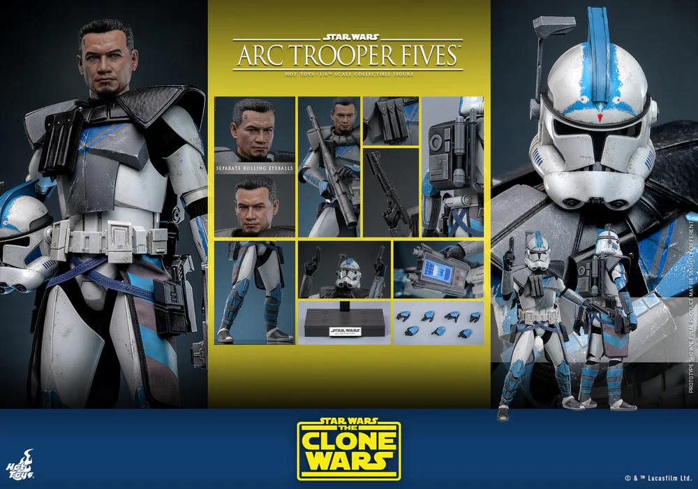 Pedido Figura Arc Trooper Fives - Star Wars: The Clone Wars™ marca Hot Toys TMS132 escala 1/6 - Image 17